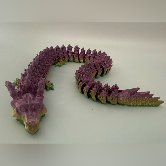 Articulated Dragon 3D Printed Toy - Picture 3 of 8